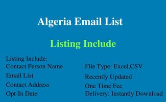 Algeria email list