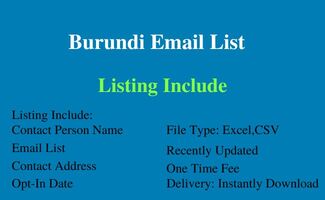 Burundi email list