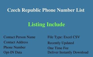 Czech Republic phone number list