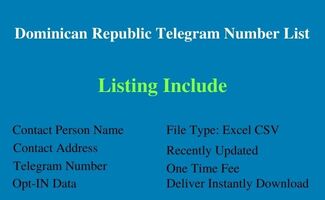 Dominican Republic telegram number list