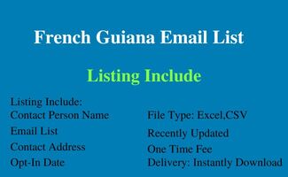 French Guiana email list
