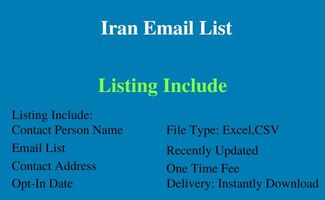 Iran email list