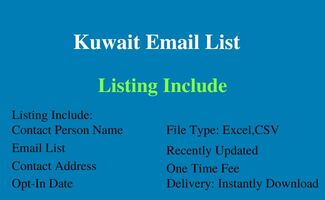 Kuwait email list