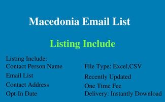 Macedonia email list