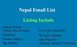 Nepal email list