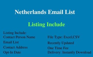 Netherlands email list