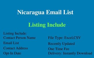 Nicaragua email list