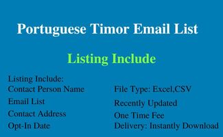 Portuguese Timor email list