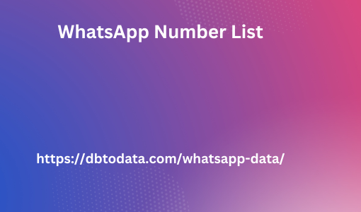 WhatsApp Number List