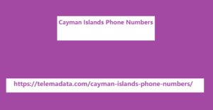 Cayman Islands Phone Numbers