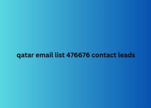 qatar email list 476676 contact leads