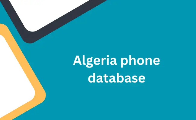 Algeria phone database