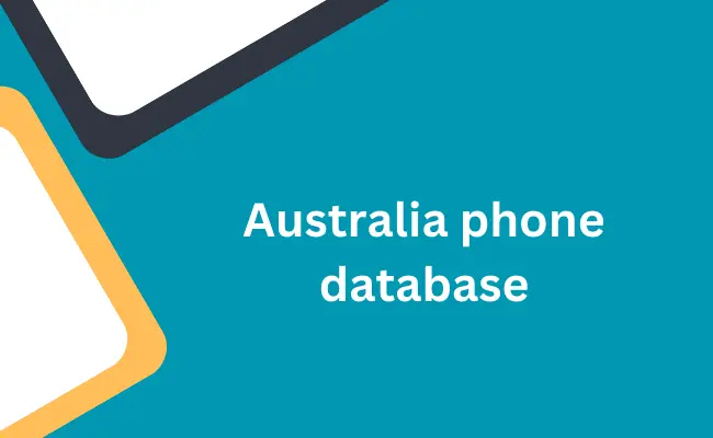 Australia phone database