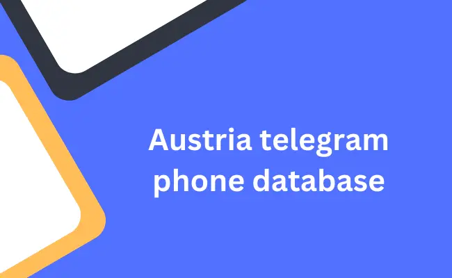 Austria telegram phone database