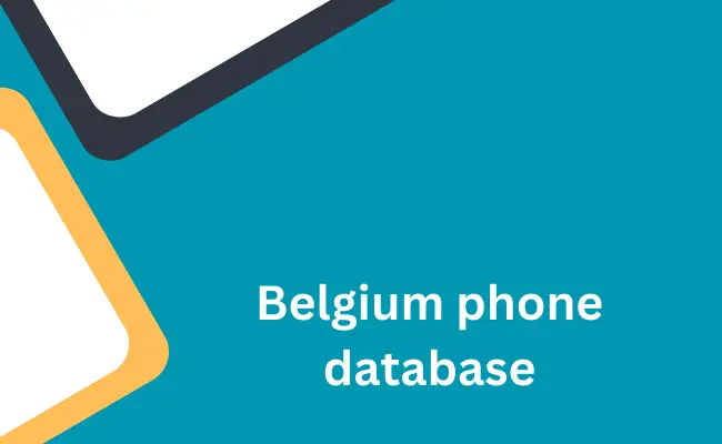 Belgium phone database