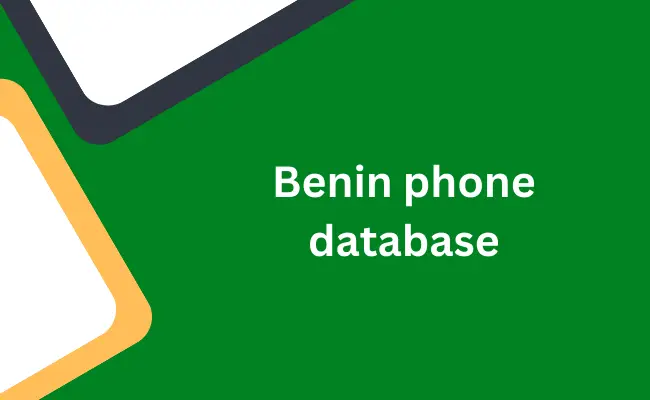 Benin whatsapp phone database