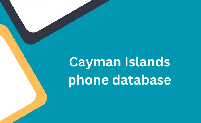 Cayman Islands phone database