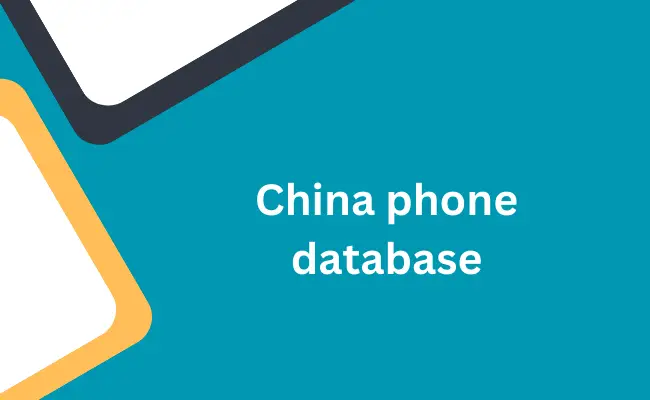 China phone database