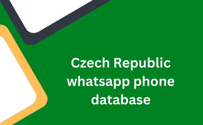 Czech Republic whatsapp phone database