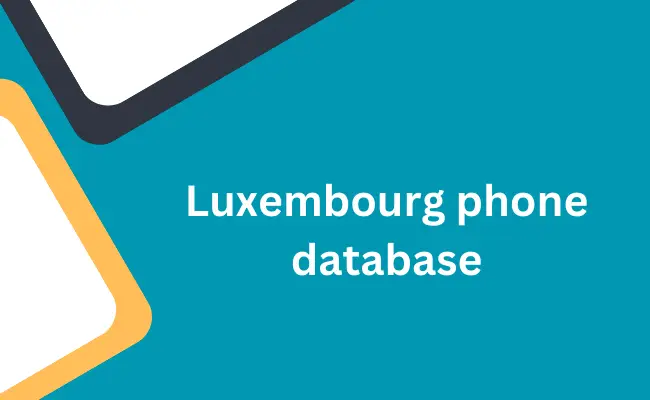 Luxembourg phone database